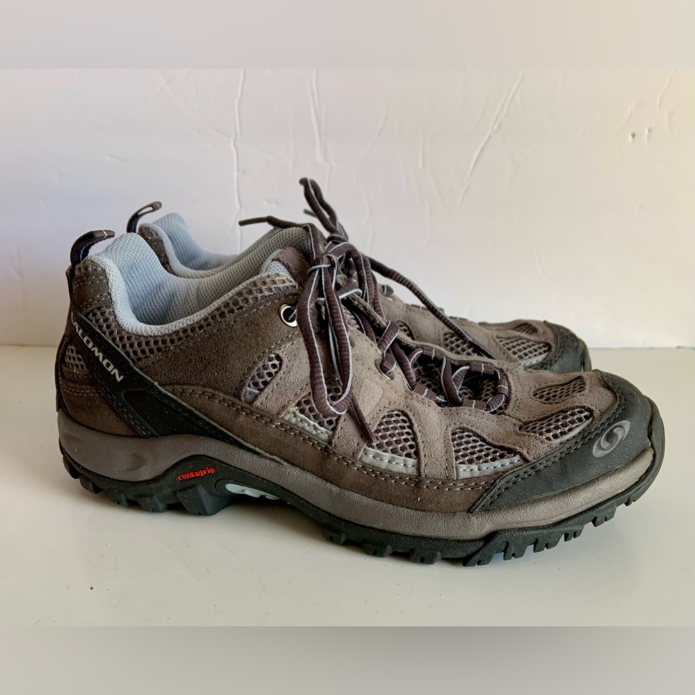 Salomon Womens Hiking Shoes Size 8.5 Exit Aero Gray Tennis Shoes